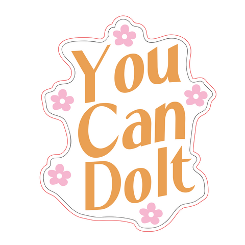 Inspirational Quote You Can Do It Motivational Sticker Vinyl Decal Motivation Stickers- 5