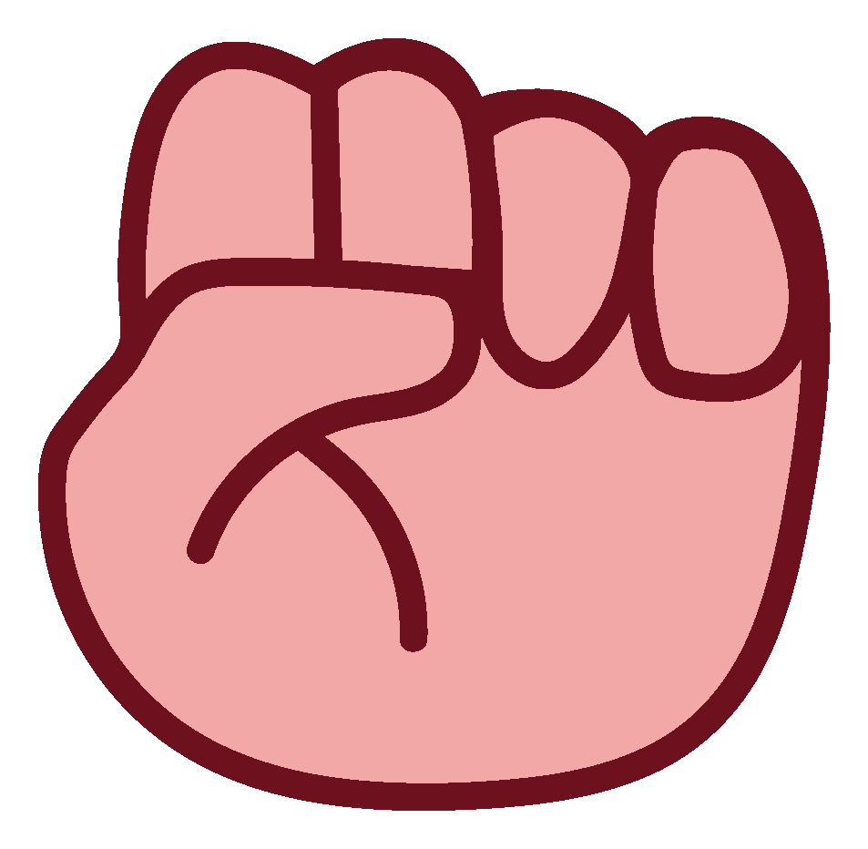 Inspirational Quote Raised Fist Flat Gesture Motivational Sticker Vinyl Decal Motivation Stickers- 5" Vinyl Sticker Waterproof