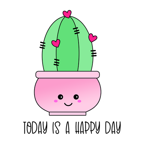 Inspirational Quote Today is A Happy Day Motivational Sticker Vinyl Decal Motivation Stickers- 5