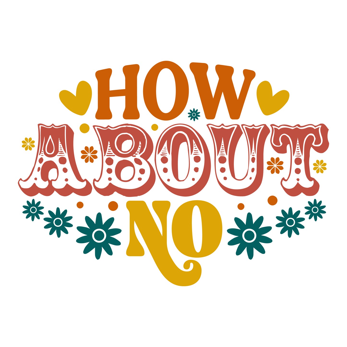 Inspirational Quote "How About No" Motivational Sticker Vinyl Decal Motivation Stickers- 5" Vinyl Sticker Waterproof