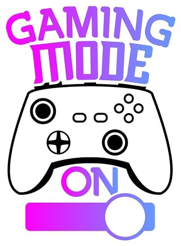 Inspirational Quote Gaming Mode On Motivational Sticker Vinyl Decal Motivation Stickers- 5" Vinyl Sticker Waterproof