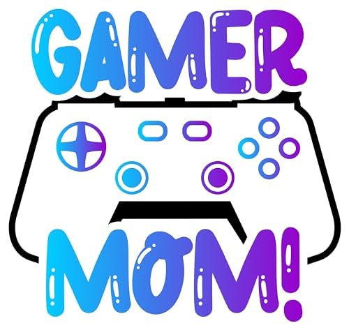 Inspirational Quote Gamer Mom Motivational Sticker Vinyl Decal Motivation Stickers- 5" Vinyl Sticker Waterproof