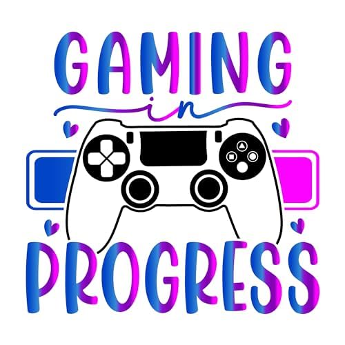 Inspirational Quote Gaming Progress Motivational Sticker Vinyl Decal Motivation Stickers- 5" Vinyl Sticker Waterproof
