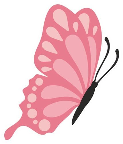 Inspirational Quote "Pink Butterfly" Motivational Sticker Vinyl Decal Motivation Stickers- 5" Vinyl Sticker Waterproof