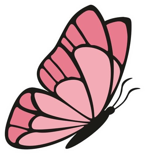 Inspirational Quote "Pink Marble Butterfly" Motivational Sticker Vinyl Decal Motivation Stickers- 5" Vinyl Sticker Waterproof