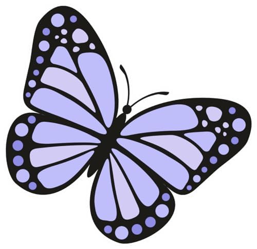 Inspirational Quote "Pastel Purple Butterfly" Motivational Sticker Vinyl Decal Motivation Stickers- 5" Vinyl Sticker Waterproof