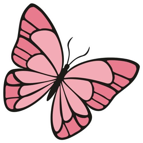 Inspirational Quote "Cute Pink Marble Butterfly" Motivational Sticker Vinyl Decal Motivation Stickers- 5" Vinyl Sticker Waterproof