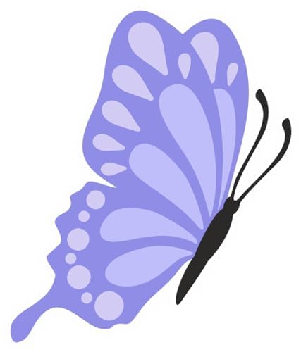 Inspirational Quote "Light Purple Butterfly" Motivational Sticker Vinyl Decal Motivation Stickers- 5" Vinyl Sticker Waterproof