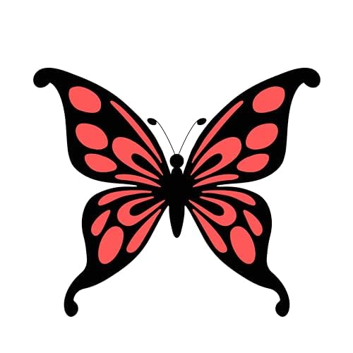 Inspirational Quote "Black And Orange Butterfly" Motivational Sticker Vinyl Decal Motivation Stickers- 5" Vinyl Sticker Waterproof