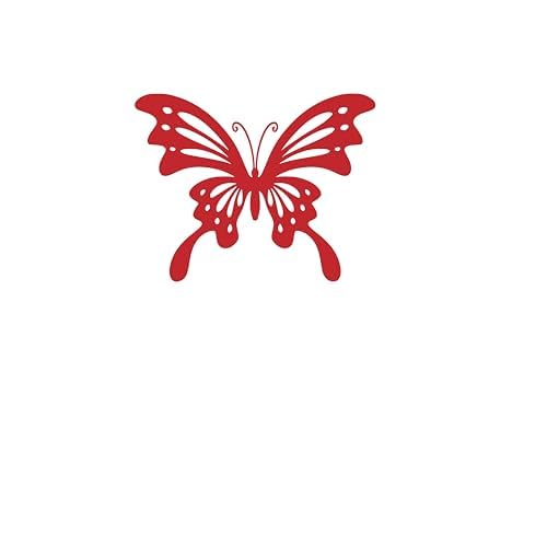 Inspirational Quote "Brownish Red Butterfly" Motivational Sticker Vinyl Decal Motivation Stickers- 5" Vinyl Sticker Waterproof