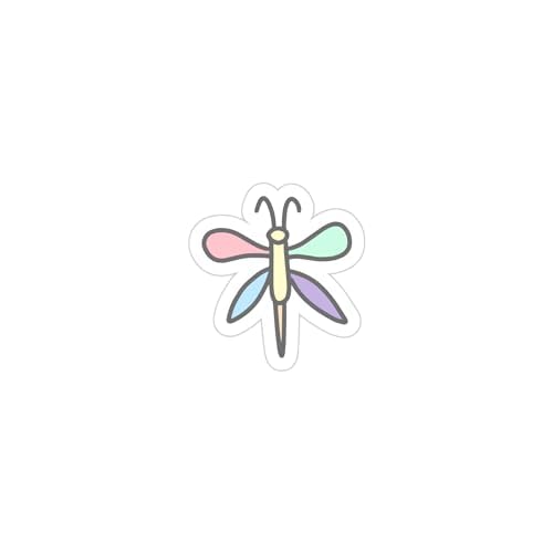 Inspirational Quote "Dragonfly Butterfly" Motivational Sticker Vinyl Decal Motivation Stickers- 5" Vinyl Sticker Waterproof