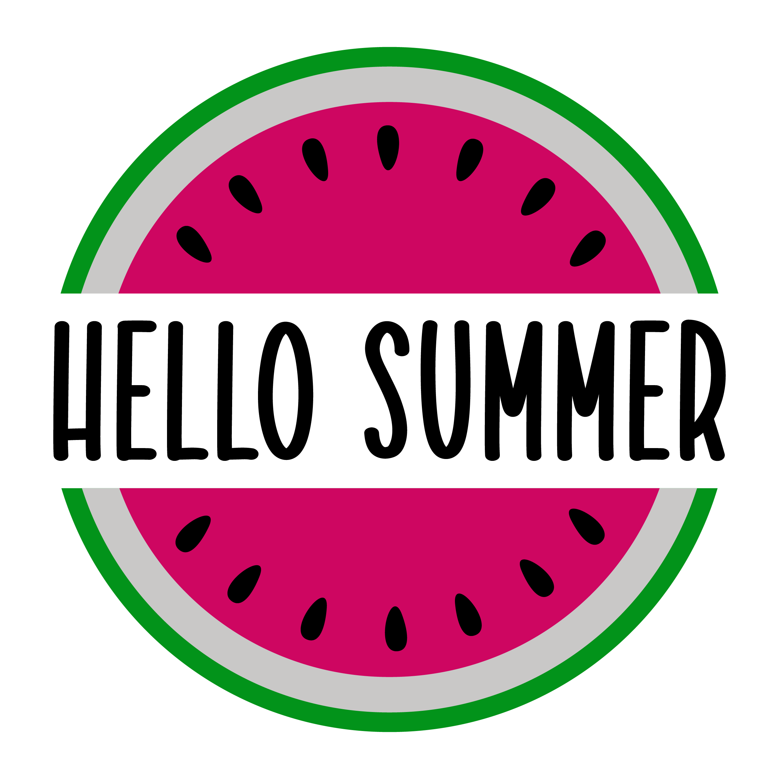 Inspirational Quote "Watermelon Hello Summer" Motivational Sticker Vinyl Decal Motivation Stickers- 5" Vinyl Sticker Waterproof