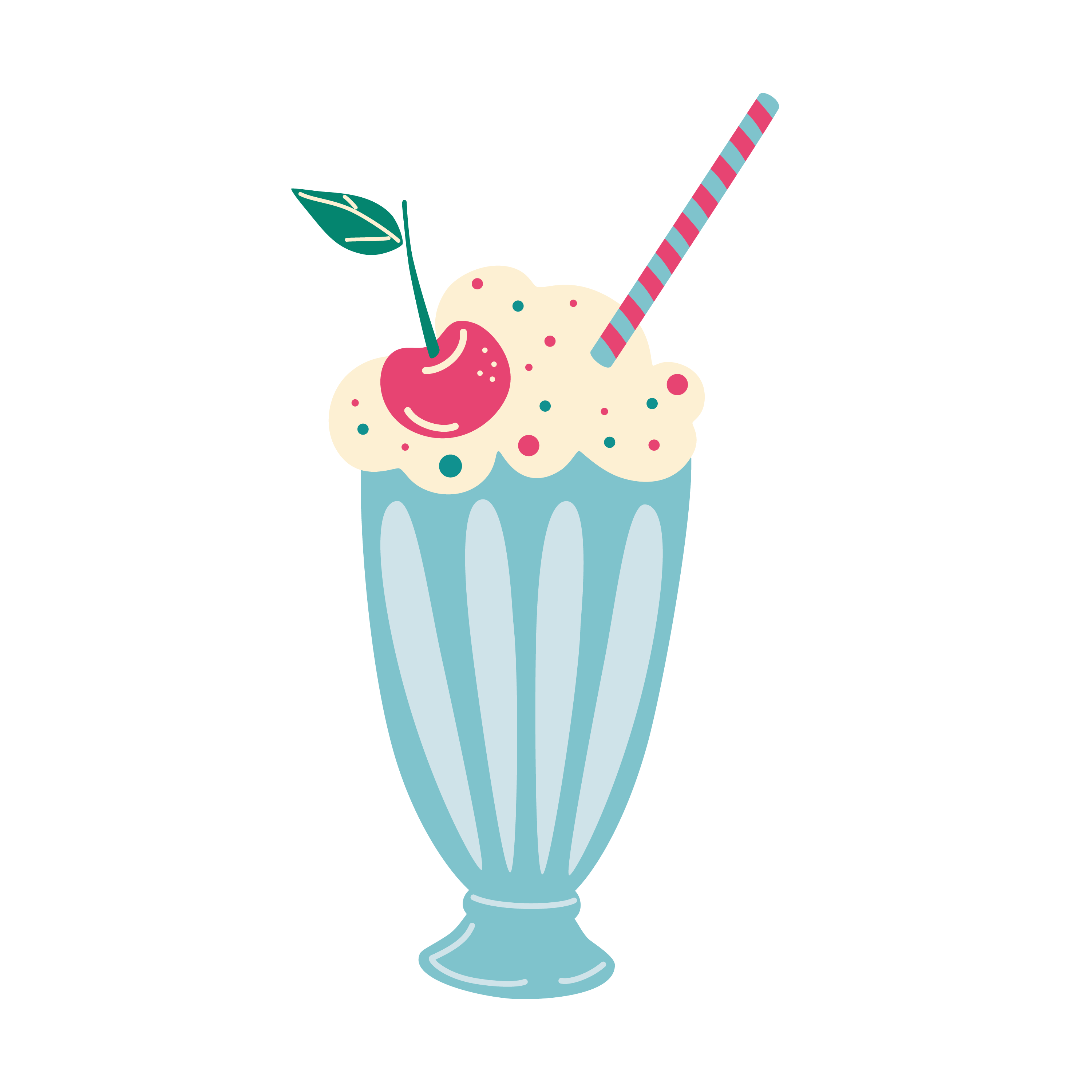 Inspirational Quote "Cup of Icecream with Cherry" Motivational Sticker Vinyl Decal Motivation Stickers- 5" Vinyl Sticker Waterproof