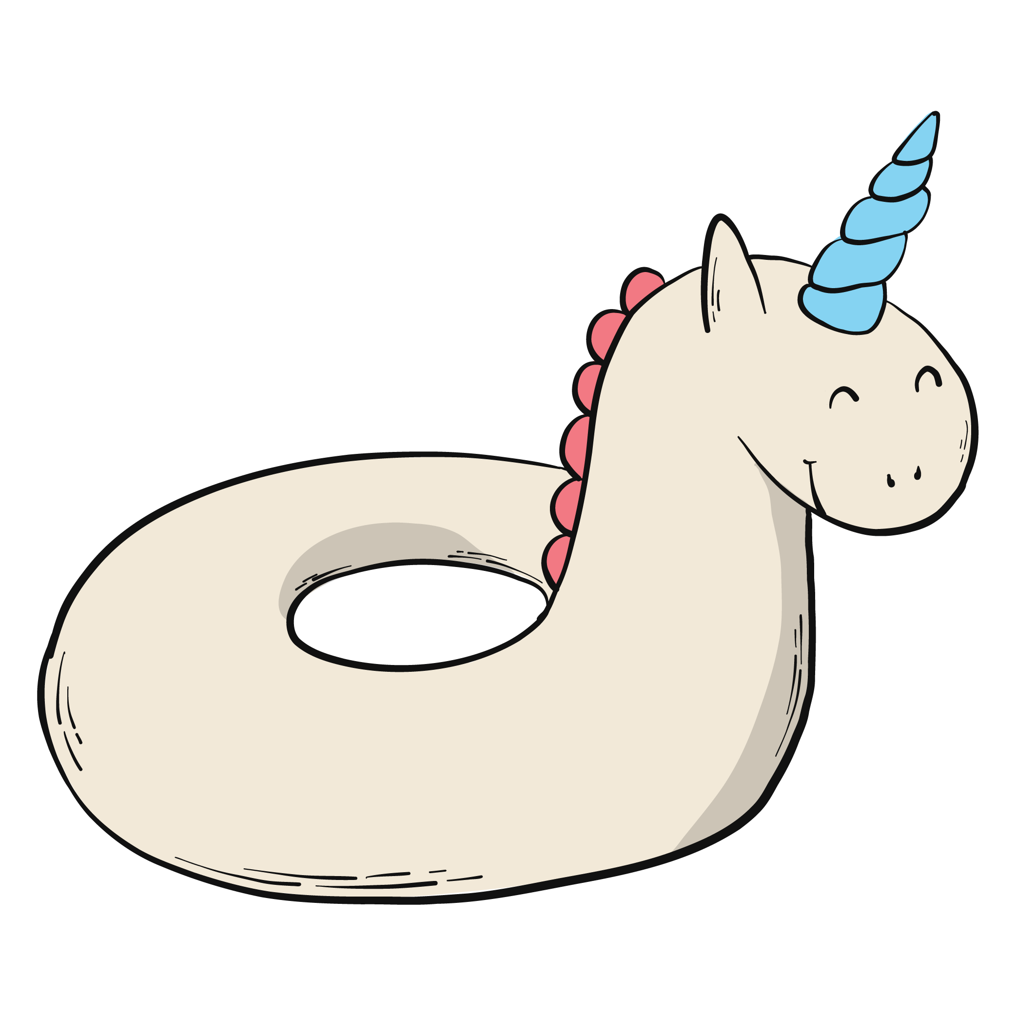 Inspirational Quote "Unicorn Life Bouy" Motivational Sticker Vinyl Decal Motivation Stickers- 5" Vinyl Sticker Waterproof