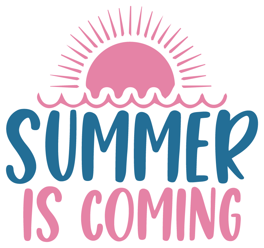 Inspirational Quote "Summer is coming" Motivational Sticker Vinyl Decal Motivation Stickers- 5" Vinyl Sticker Waterproof