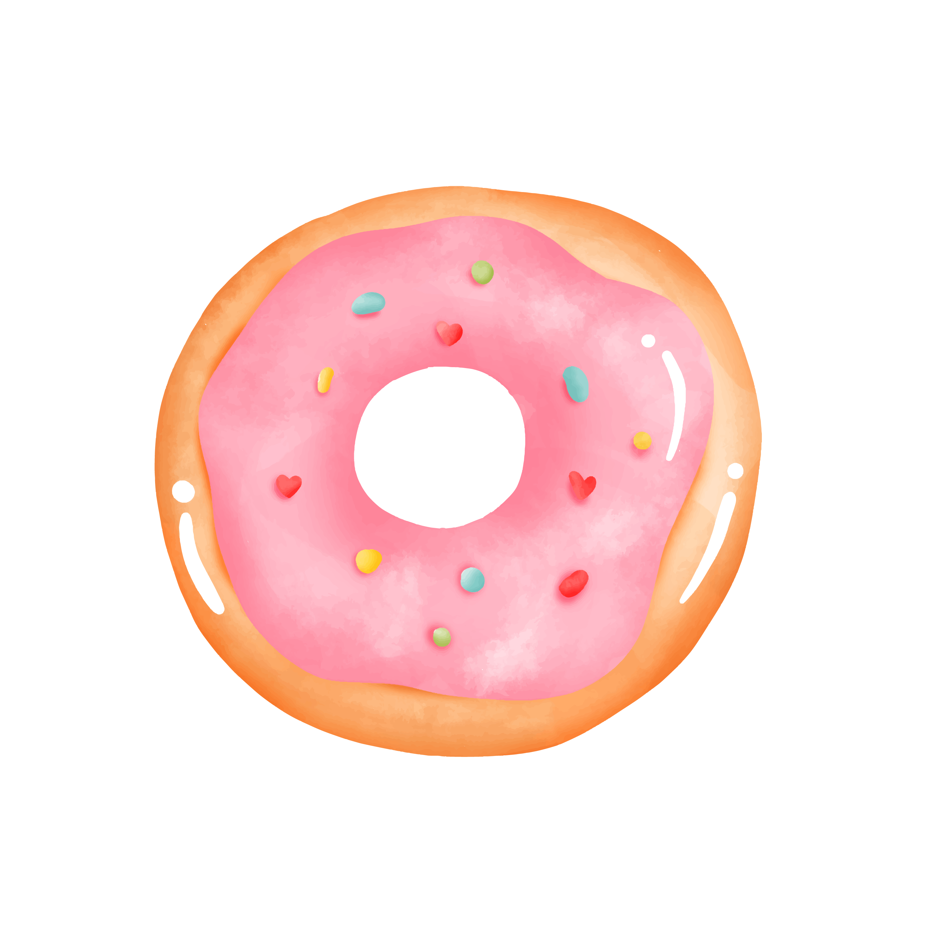 Inspirational Quote "Donut Sticker" Motivational Sticker Vinyl Decal Motivation Stickers- 5" Vinyl Sticker Waterproof