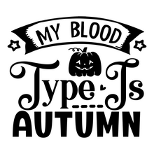 Inspirational Quote My Blood Type Ts Autumn Motivational Sticker Vinyl Decal Motivation Stickers- 5