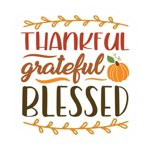 Inspirational Quote Thankful Grateful Blessed Motivational Sticker Vinyl Decal Motivation Stickers- 5