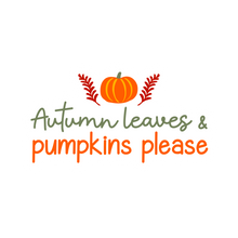 Inspirational Quote Autumn Leaves & Pumpkins Please Motivational Sticker Vinyl Decal Motivation Stickers- 5