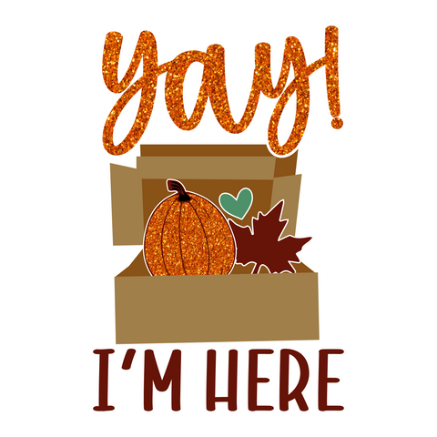 Inspirational Quote Yay! I'm Here Motivational Sticker Vinyl Decal Motivation Stickers- 5