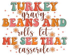 Inspirational Quote Turkey Gravy Beans And Rolls Let Me See That Casserole Motivational Sticker Vinyl Decal Motivation Stickers- 5