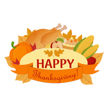 Inspirational Quote Happy Thanksgiving! Fruit Flower Motivational Sticker Vinyl Decal Motivation Stickers- 5