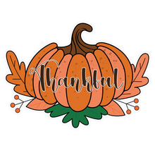 Inspirational Quote Thankful Pumpkin Motivational Sticker Vinyl Decal Motivation Stickers- 5