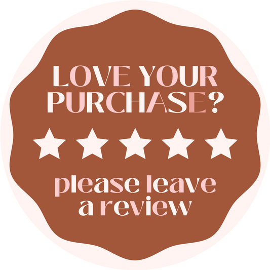 Inspirational Quote "Love Your Purchase? Please Leave a Review" Motivational Sticker Vinyl Decal Motivation Stickers- 5" Vinyl Sticker Waterproof