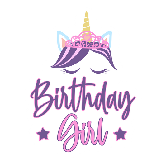 Inspirational Quote "BirthDay Girl" Motivational Sticker Vinyl Decal Motivation Stickers- 5" Vinyl Sticker Waterproof