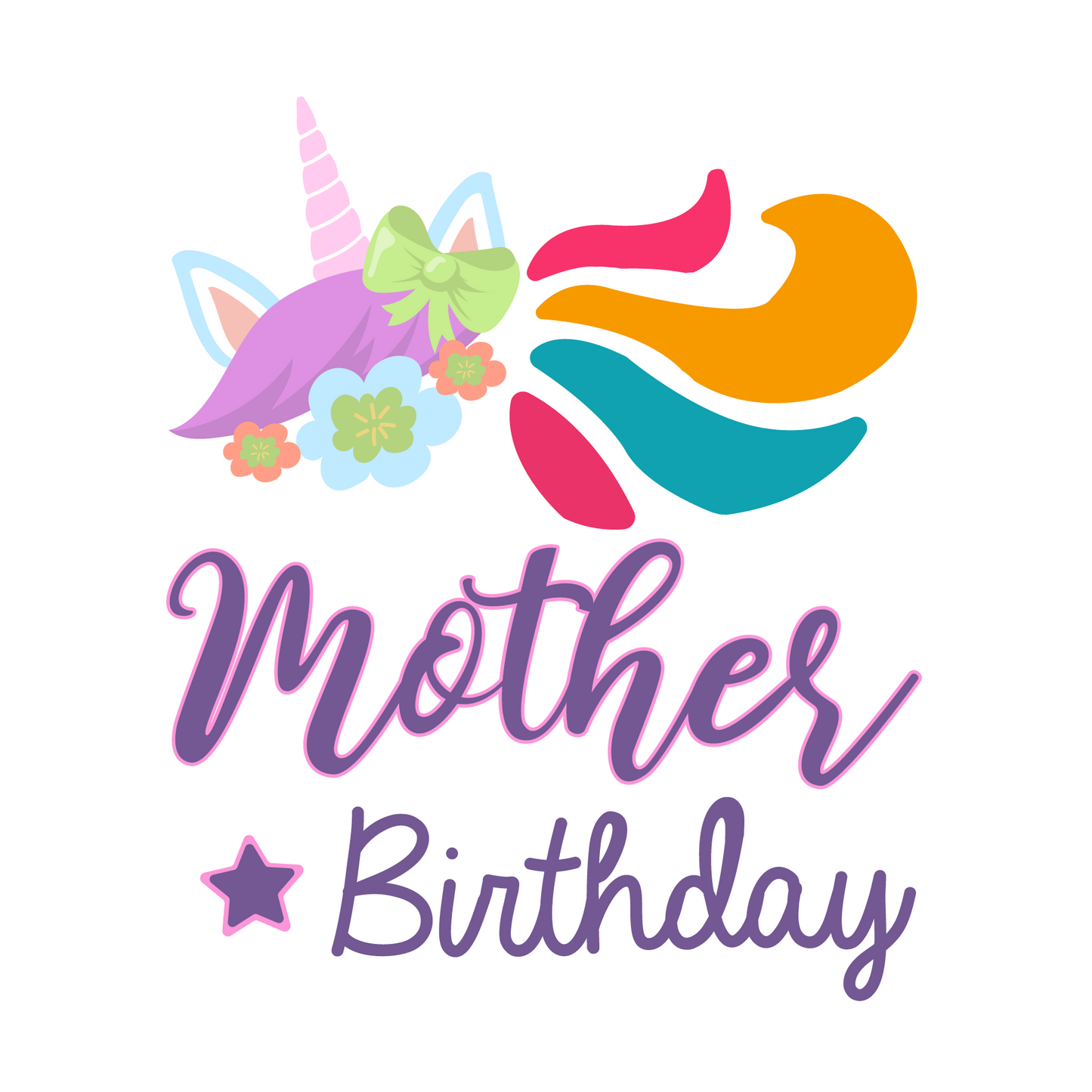 Inspirational Quote "Mother BirthDay" Motivational Sticker Vinyl Decal Motivation Stickers- 5" Vinyl Sticker Waterproof