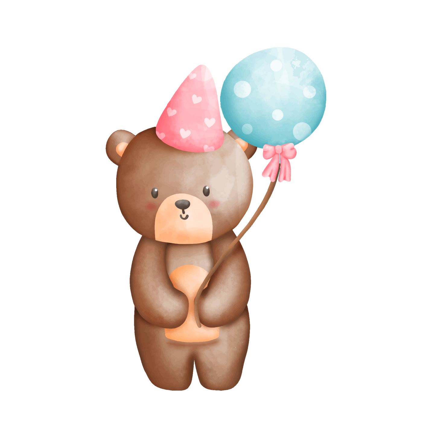 Inspirational Quote "Birthday Party With Teddy Bear" Motivational Sticker Vinyl Decal Motivation Stickers- 5" Vinyl Sticker Waterproof