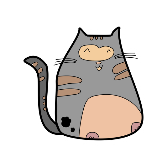 Inspirational Quote "Pusheen Cat" Motivational Sticker Vinyl Decal Motivation Stickers- 5" Vinyl Sticker Waterproof