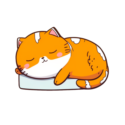 Inspirational Quote "Cat Sleeping in the Mattress" Motivational Sticker Vinyl Decal Motivation Stickers- 5" Vinyl Sticker Waterproof