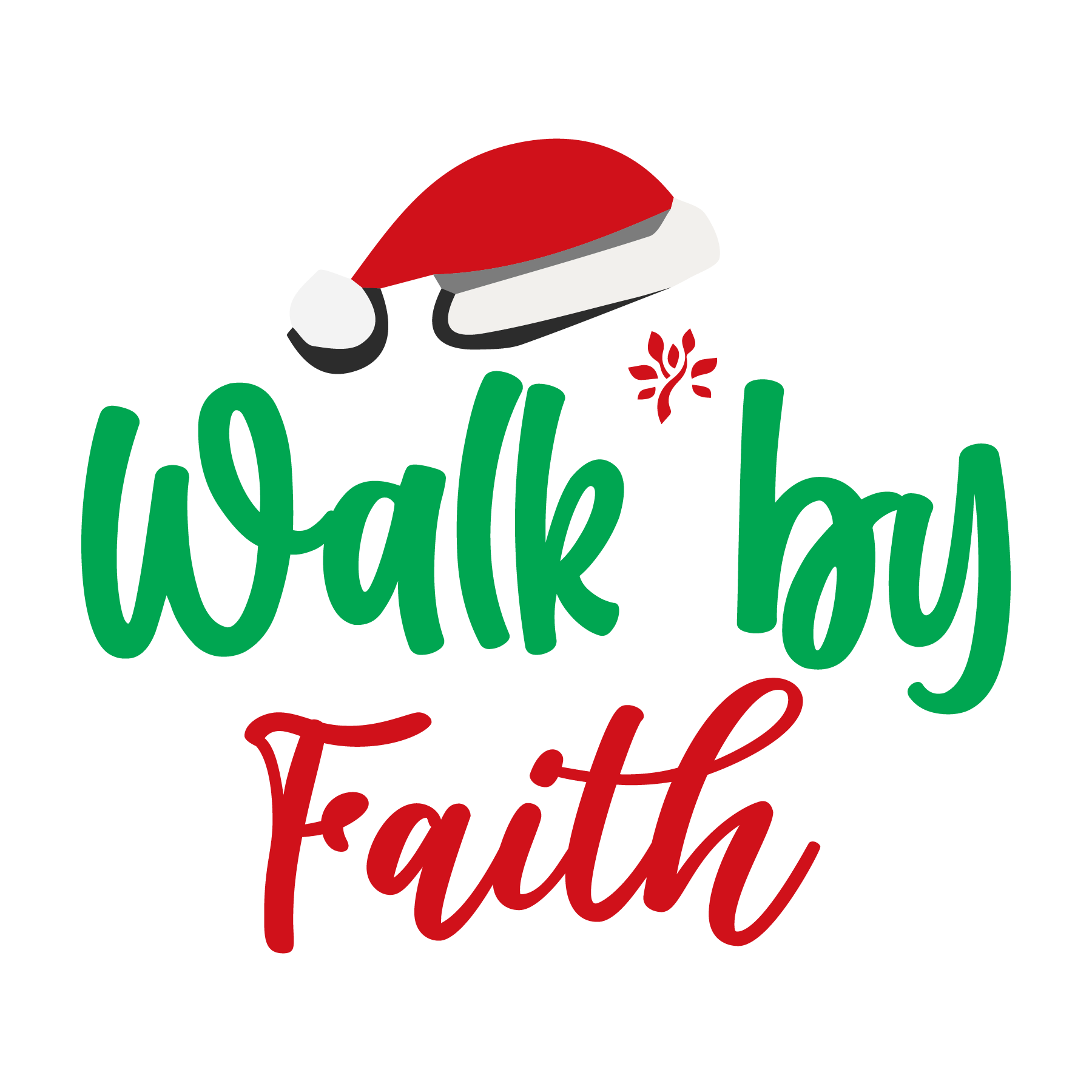 Inspirational Quote "Walk By Faith Pretty Sticker" Motivational Sticker Vinyl Decal Motivation Stickers- 5" Vinyl Sticker Waterproof