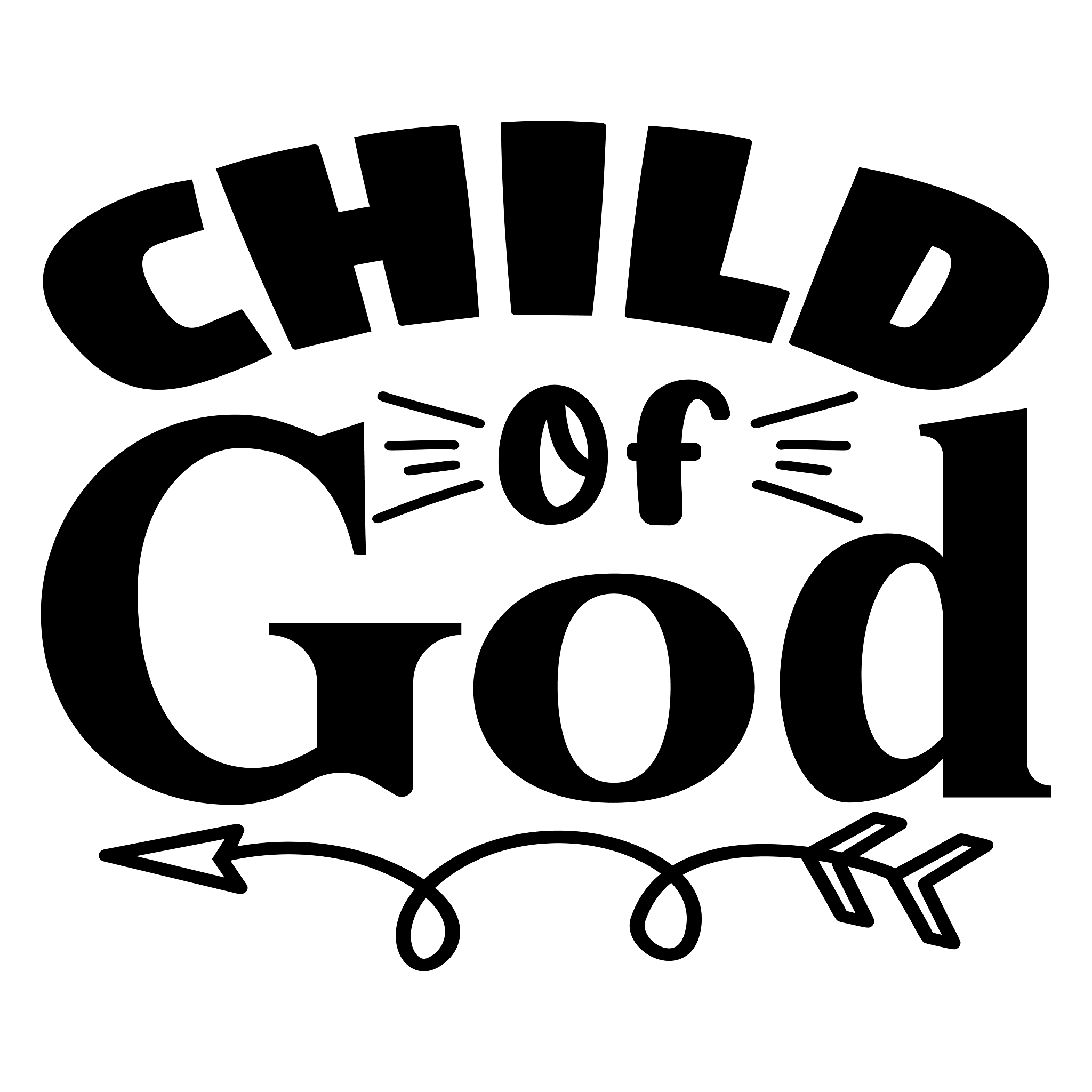 Inspirational Quote "Child of God' Pretty Gift Sticker" Motivational Sticker Vinyl Decal Motivation Stickers- 5" Vinyl Sticker Waterproof