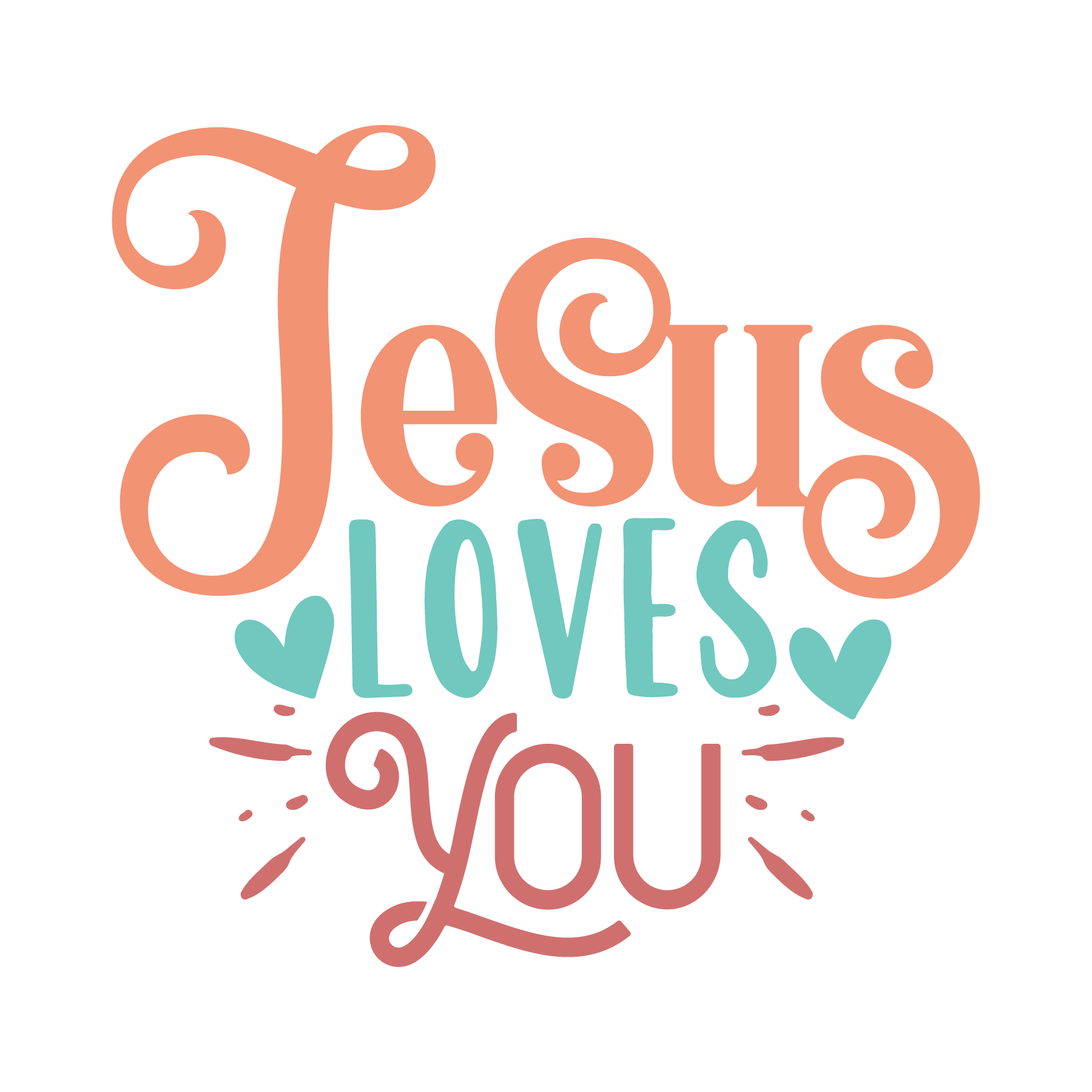 Inspirational Quote "Jesus Love You. Sticker Gifts" Motivational Sticker Vinyl Decal Motivation Stickers- 5" Vinyl Sticker Waterproof